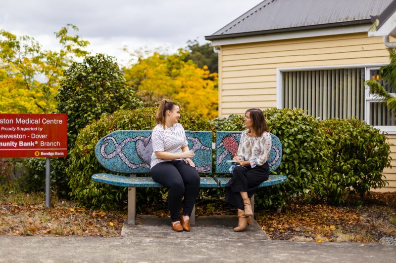 Jaimi-lee Armstrong talks to Council's Communications Team Leader Helene Thomas